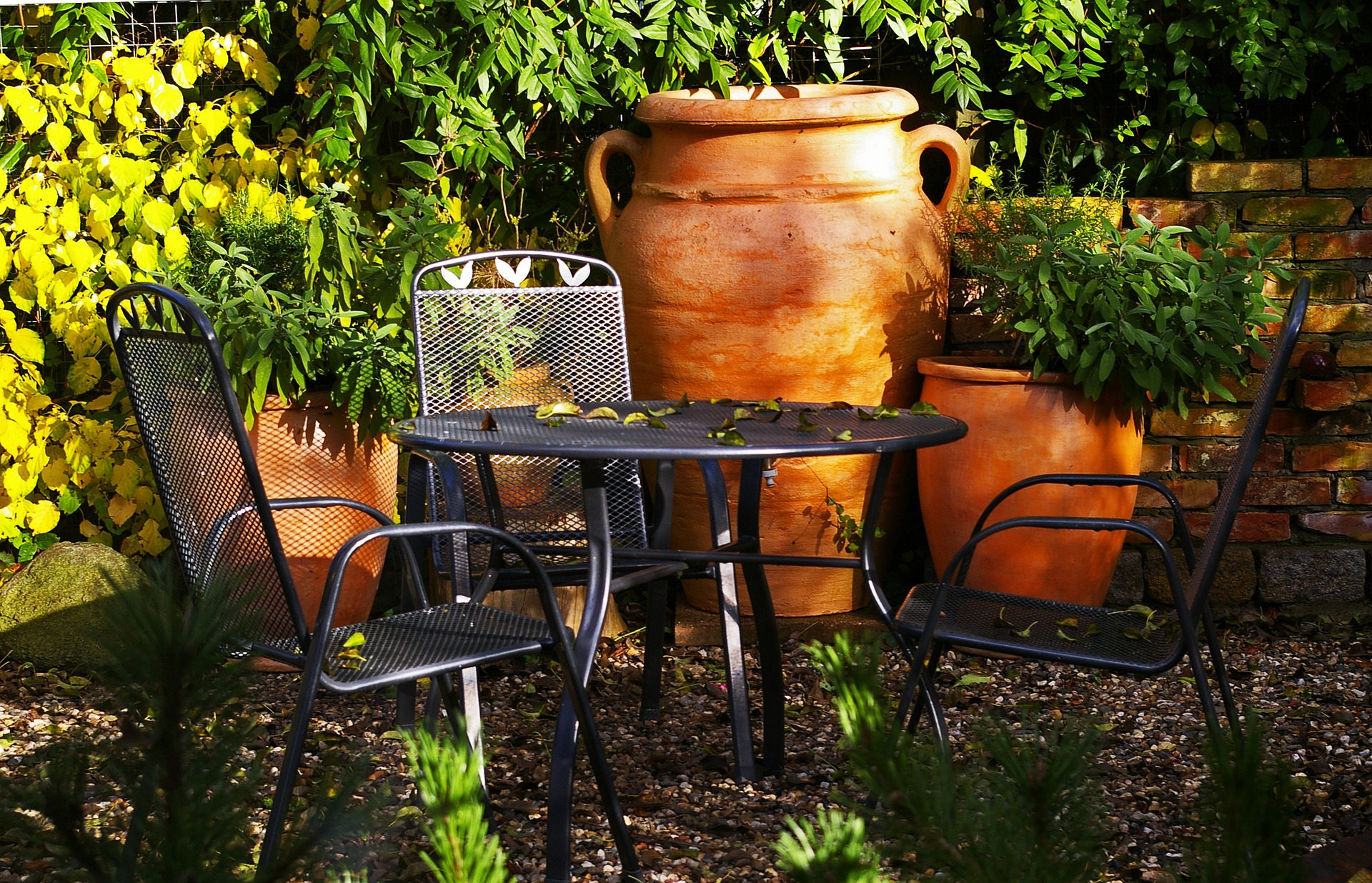 Salon de jardin pour deux personnes